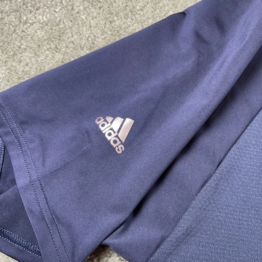 Adidas Climacool Men's Golf Polo‎ Shirt Short Sleeve Blue
